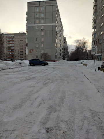 Механизированная очистка двора пр. Ленинградский 47В.